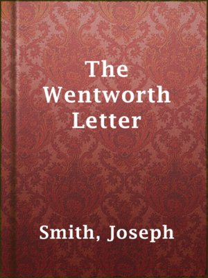 cover image of The Wentworth Letter